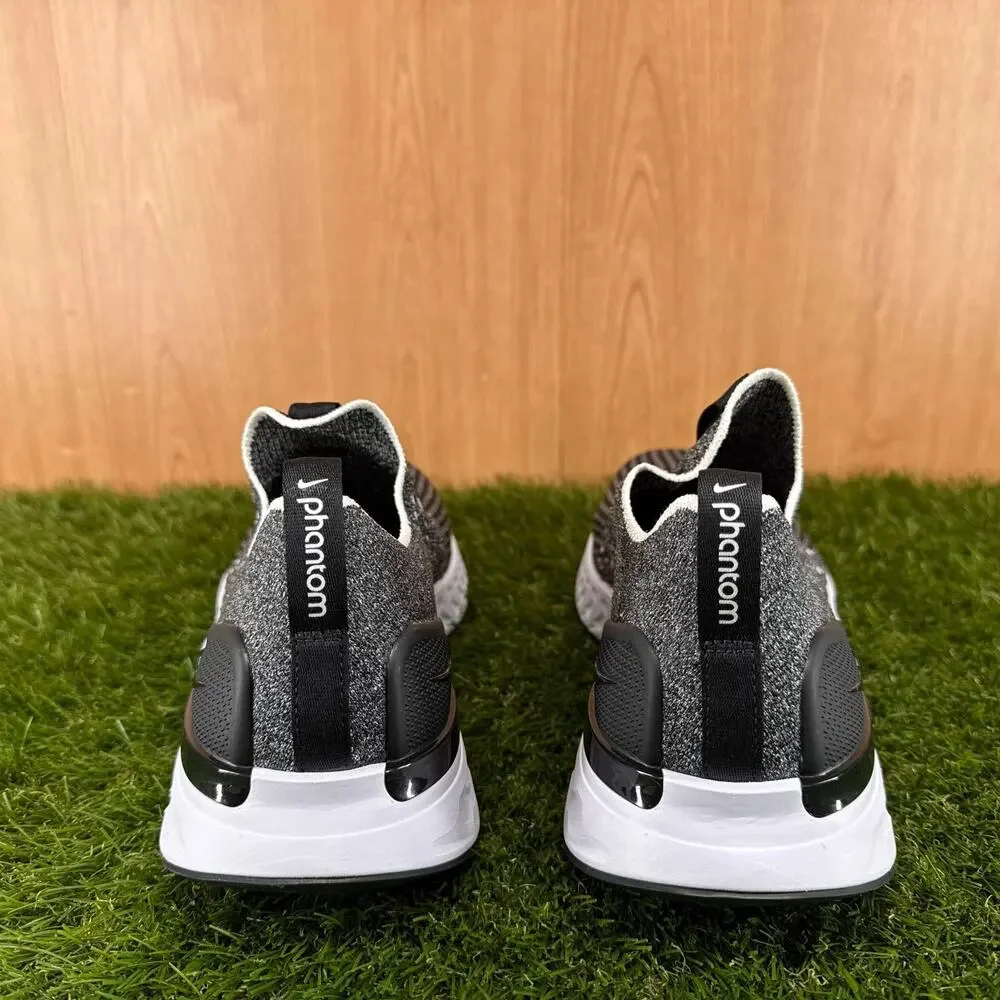 Nike React Phantom Run Flyknit 2 Oreo CJ0280-002 Women's Sz 12 / Men's Sz 10.5